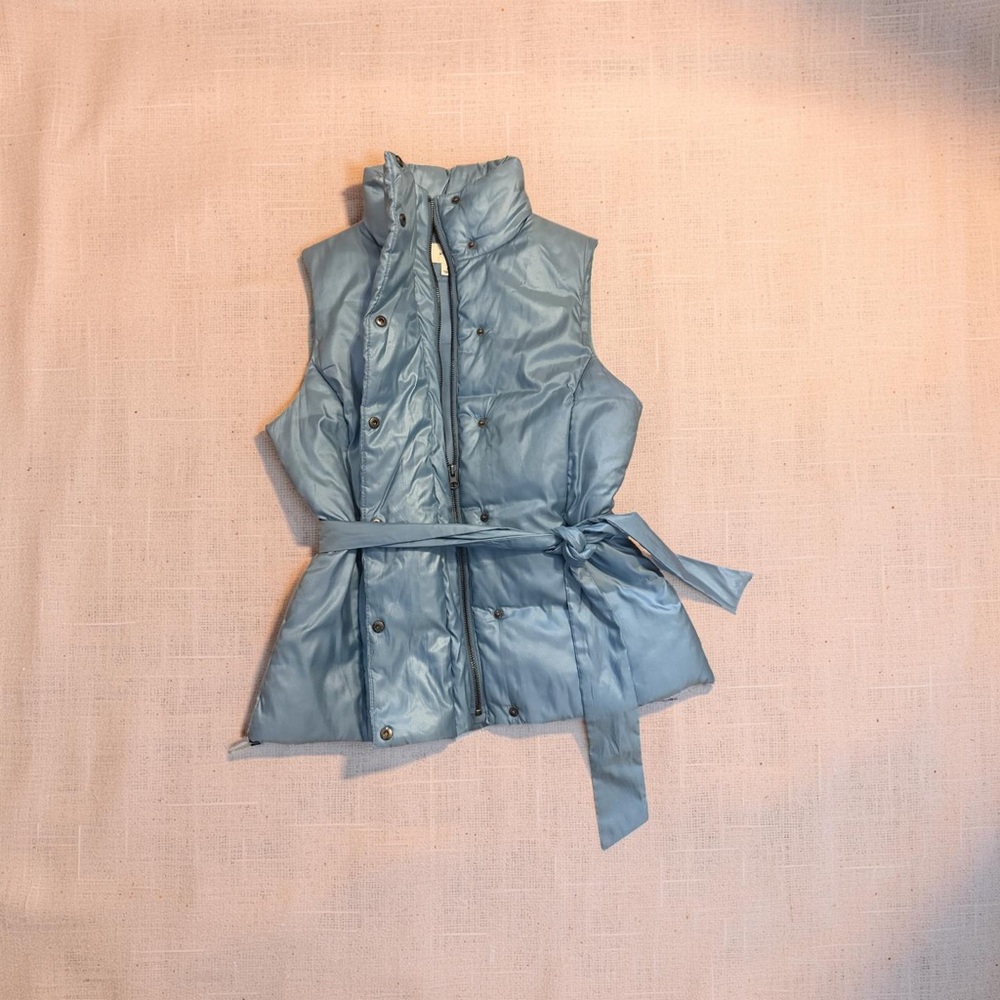 Merona Light Blue Puffer Vest